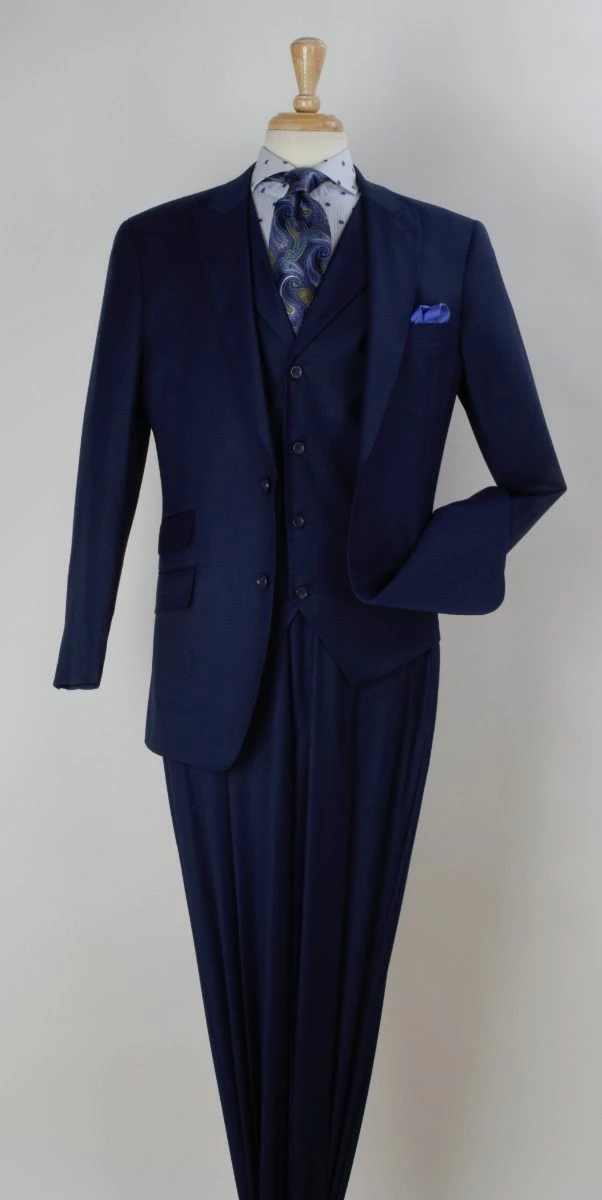 Apollo King Men's Outlet 3pc 100% Wool Suit - Fashion Peak Lapel 10 Apollo King Men's Outlet 3pc 100% Wool Suit - Fashion Peak Lapel - Image 8