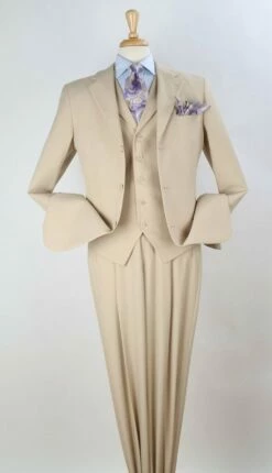 Royal Diamond Men's 3pc Discount Fashion Suit - Solid Colors -Empire Shop p805 28