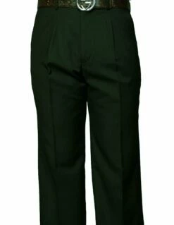 Statement Men's Dress Pants - Solid Pleated Slacks -Empire Shop pa 200a hunter