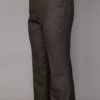 Statement Men's 100% Wool Dress Pants - Flat Front Slacks -Empire Shop pa 200b brown