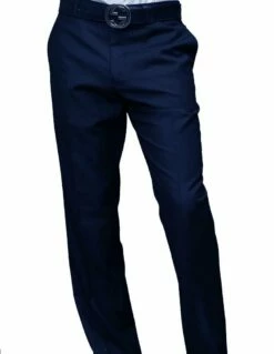 Statement Men's 100% Wool Dress Pants - Flat Front Slacks -Empire Shop pa 200b sapphire