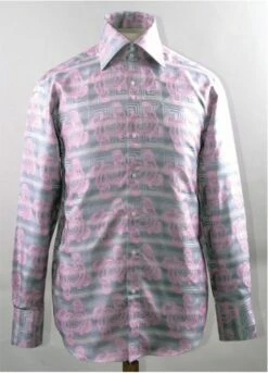 Daniel Ellissa Men's Fashion Dress Shirt - Exotic Swirl