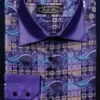 Daniel Ellissa Men's Fashion Dress Shirt - Geometric With Swirl