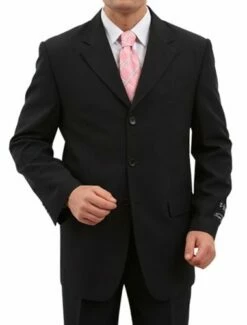 Royal Diamond Men's 2 Piece Executive Suit - Discount Pricing -Empire Shop r31black