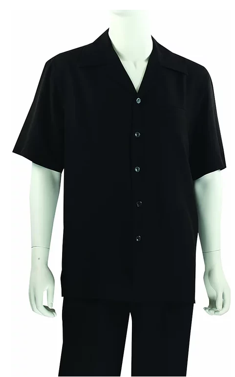 Rizzo Men's 2 Piece Linen And Cotton Walking Suit - Solid Color 3 Rizzo Men's 2 Piece Linen And Cotton Walking Suit - Solid Color