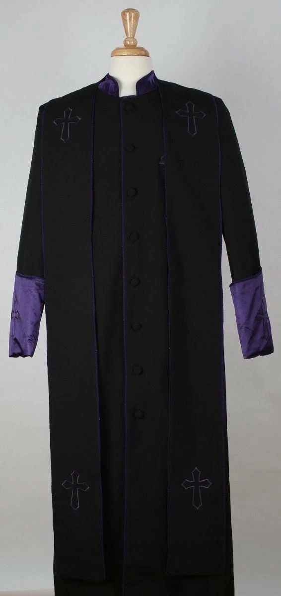 Tony Blake Men's Church Robe With Stole - Pastor Church Robe 4 Tony Blake Men's Church Robe With Stole - Pastor Church Robe - Image 2