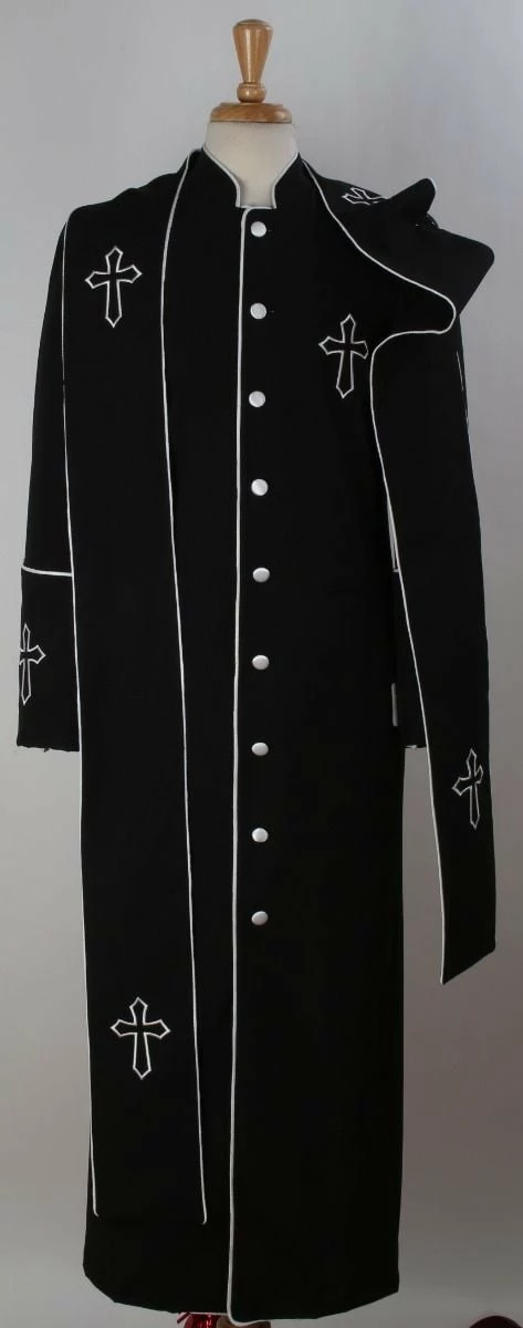 Tony Blake Men's Church Robe - Multiple Colors Available 8 Tony Blake Men's Church Robe - Multiple Colors Available - Image 6