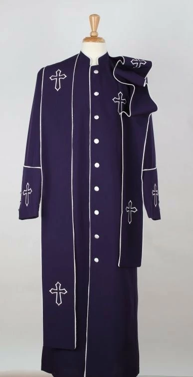 Tony Blake Men's Church Robe - Multiple Colors Available 3 Tony Blake Men's Church Robe - Multiple Colors Available