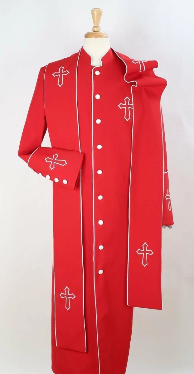 Tony Blake Men's Church Robe - Multiple Colors Available 4 Tony Blake Men's Church Robe - Multiple Colors Available - Image 2