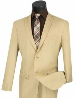 SMB Couture Men's 2 Piece Executive Suit - Solid Colors