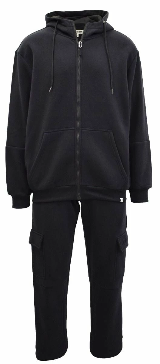 Stacy Adams Men's 2 Piece Athletic Walking Suit - Fleece Set 3 Stacy Adams Men's 2 Piece Athletic Walking Suit - Fleece Set