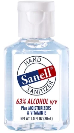 Instant Hand Sanitizer 5 Pack - 63% Alcohol