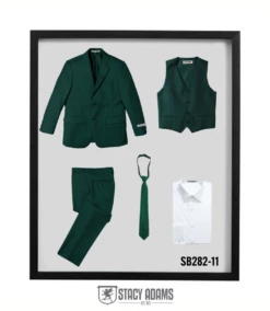 Stacy Adams Boy's 5 Piece Suit In Solid Colors - Varied Ties 25 Stacy Adams Boy's 5 Piece Suit In Solid Colors - Varied Ties -Empire Shop sb282 11 59828