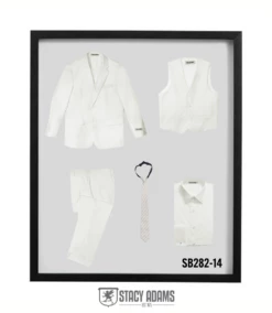 Stacy Adams Boy's 5 Piece Suit In Solid Colors - Varied Ties 28 Stacy Adams Boy's 5 Piece Suit In Solid Colors - Varied Ties -Empire Shop sb282 14 32632