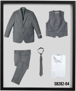 Stacy Adams Boy's 5 Piece Suit In Solid Colors - Varied Ties 18 Stacy Adams Boy's 5 Piece Suit In Solid Colors - Varied Ties -Empire Shop sb282 4