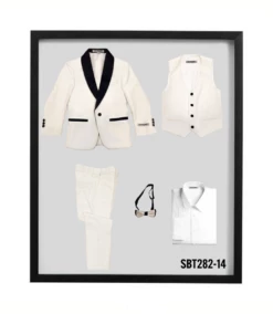 Stacy Adams Boy's 5 Piece Tuxedo In Solid Colors - Varied Bowties -Empire Shop sbt282 14 tagged 15736