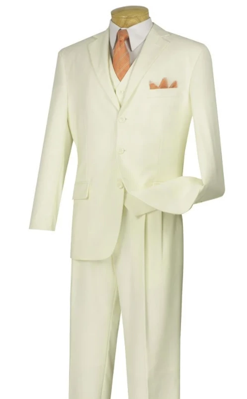 Royal Diamond Men's 3pc Poplin Suit - Business Fashion 4 Royal Diamond Men's 3pc Poplin Suit - Business Fashion - Image 2