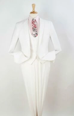 Royal Diamond Men's 3 Piece Slim Fit Fashion Suit - Low Cut Vest 9 Royal Diamond Men's 3 Piece Slim Fit Fashion Suit - Low Cut Vest -Empire Shop sl262 20