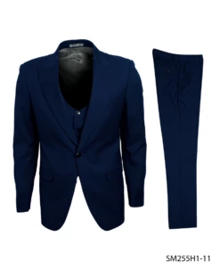 Stacy Adams Men's 3 Piece Executive Suit - Bold Color -Empire Shop sm255h1 11 77173