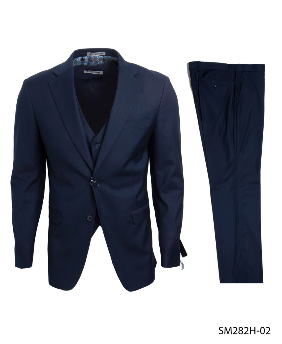 Stacy Adams Men's 3 Piece Executive Suit - Notch Lapel 4 Stacy Adams Men's 3 Piece Executive Suit - Notch Lapel - Image 2
