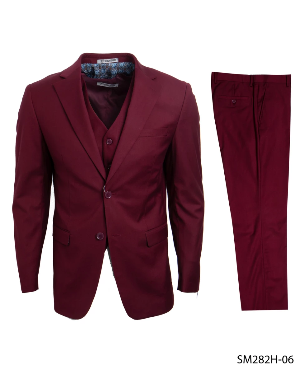 Stacy Adams Men's 3 Piece Executive Suit - Notch Lapel 5 Stacy Adams Men's 3 Piece Executive Suit - Notch Lapel - Image 3