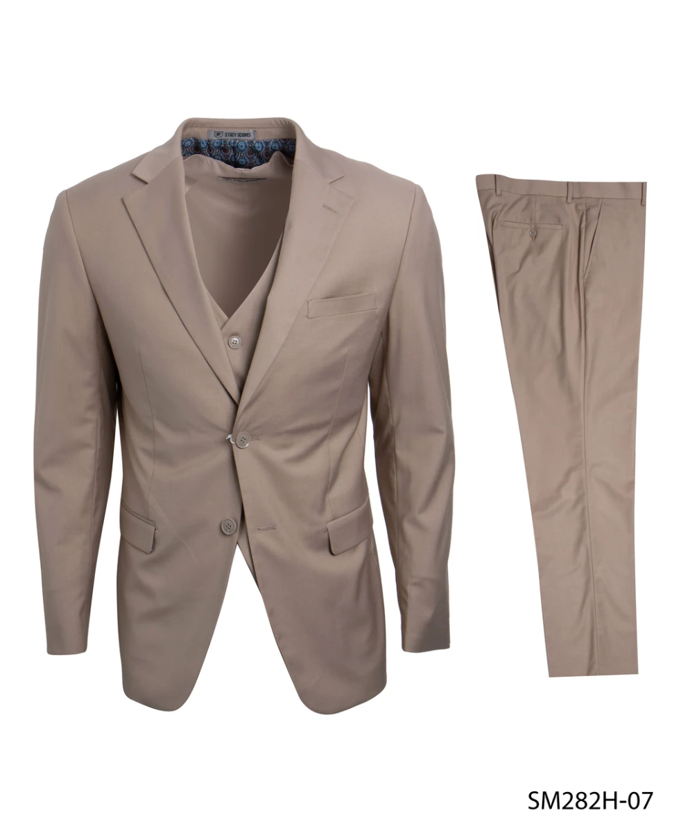 Stacy Adams Men's 3 Piece Executive Suit - Notch Lapel 6 Stacy Adams Men's 3 Piece Executive Suit - Notch Lapel - Image 4