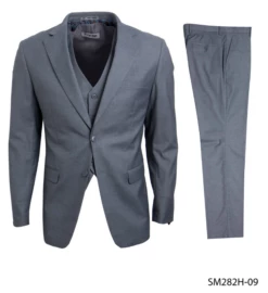 Stacy Adams Men's 3 Piece Executive Suit - Notch Lapel 15 Stacy Adams Men's 3 Piece Executive Suit - Notch Lapel -Empire Shop sm282h 09