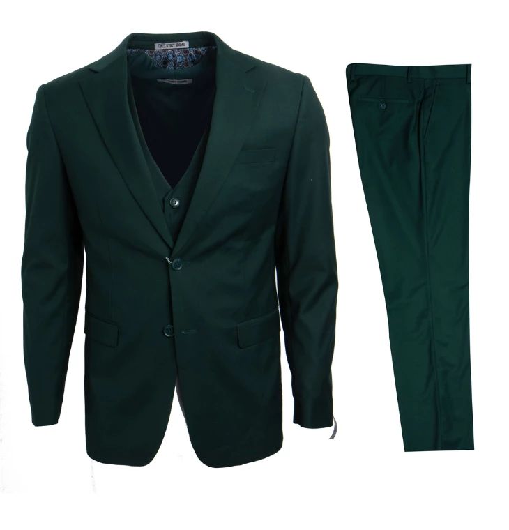 Stacy Adams Men's 3 Piece Executive Suit - Notch Lapel 9 Stacy Adams Men's 3 Piece Executive Suit - Notch Lapel - Image 7