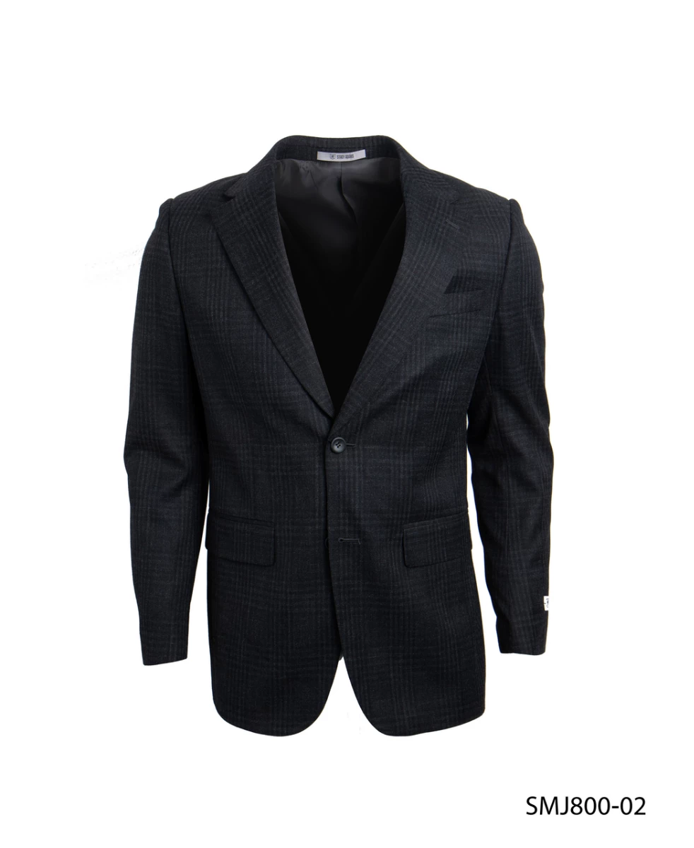 Stacy Adams Men's Hybrid Fit Sport Coat - Glen Check 4 Stacy Adams Men's Hybrid Fit Sport Coat - Glen Check - Image 2
