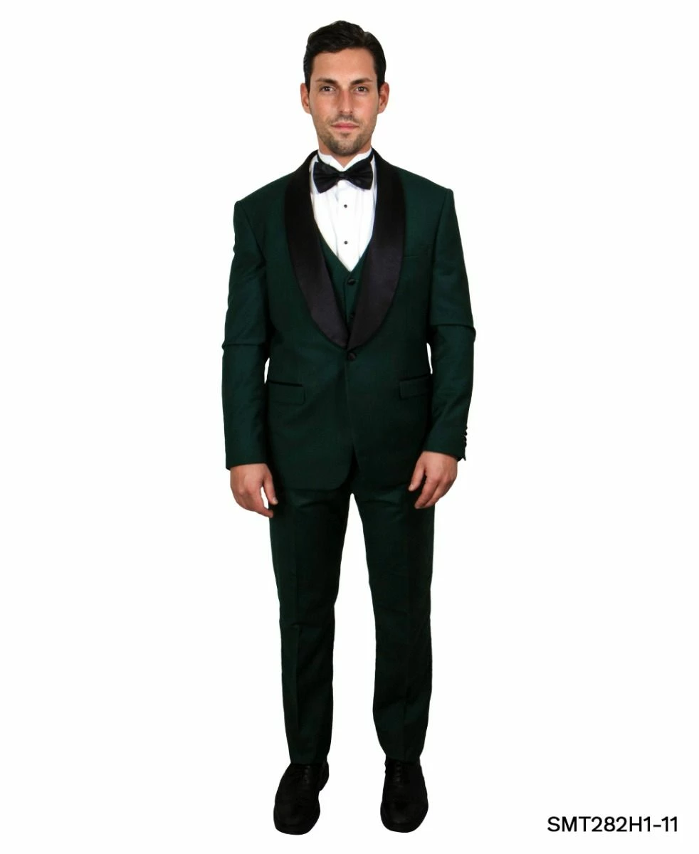 Stacy Adams Men's 3 Piece Tuxedo - Shawl Lapel 8 Stacy Adams Men's 3 Piece Tuxedo - Shawl Lapel - Image 6