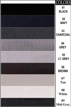 Tazio Men's 3 Piece Executive Slim Fit Suit - 5 Button Vest 14 Tazio Men's 3 Piece Executive Slim Fit Suit - 5 Button Vest -Empire Shop swatch 1 4