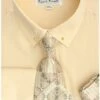 Karl Knox Men's French Cuff Shirt Set - Sharp Collar Bar 1 Karl Knox Men's French Cuff Shirt Set - Sharp Collar Bar -Empire Shop sx4437 tan