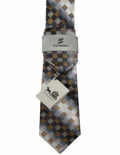 Statement Classic Tie Set- Checker -Empire Shop t205 9