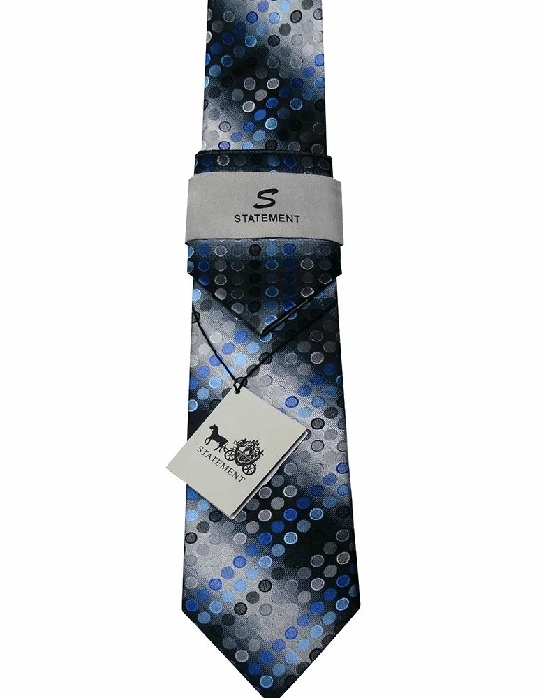 Statement Classic Tie Set- Polka Stripes 3 Statement Classic Tie Set- Polka Stripes