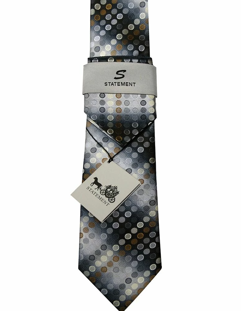 Statement Classic Tie Set- Polka Stripes 4 Statement Classic Tie Set- Polka Stripes - Image 2