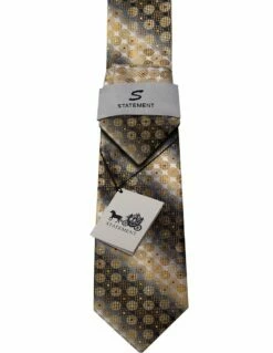 Statement Classic Tie Set- Circle Dot Pattern