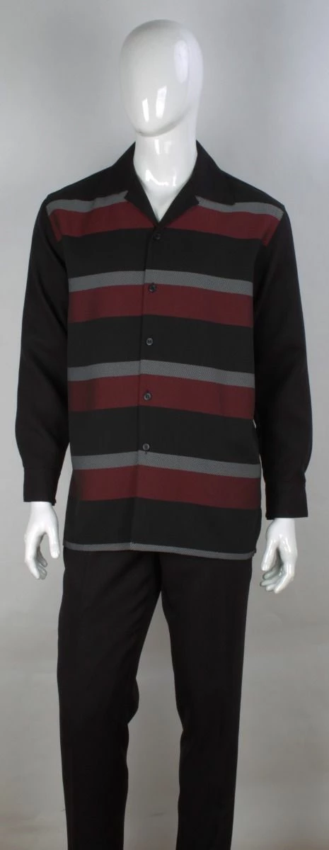 Royal Diamond Men's 2 Piece Walking Suit - Smooth Stripes 4 Royal Diamond Men's 2 Piece Walking Suit - Smooth Stripes - Image 2