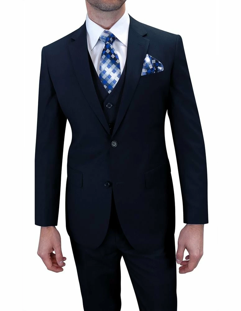 Statement Men's 100% Wool 3 Piece Suit - Bold Colors 7 Statement Men's 100% Wool 3 Piece Suit - Bold Colors - Image 5