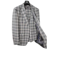 Stacy Adams Men's 3 Piece Executive Slim Suit - Windowpane 9 Stacy Adams Men's 3 Piece Executive Slim Suit - Windowpane -Empire Shop untitled design 21