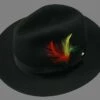 Statement Men's Wool Fedora Style Hat - Untouchable Style 1 Statement Men's Wool Fedora Style Hat - Untouchable Style -Empire Shop untouchable black