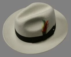 Statement Men's Wool Fedora Style Hat - Untouchable Style 8 Statement Men's Wool Fedora Style Hat - Untouchable Style -Empire Shop untouchable off white