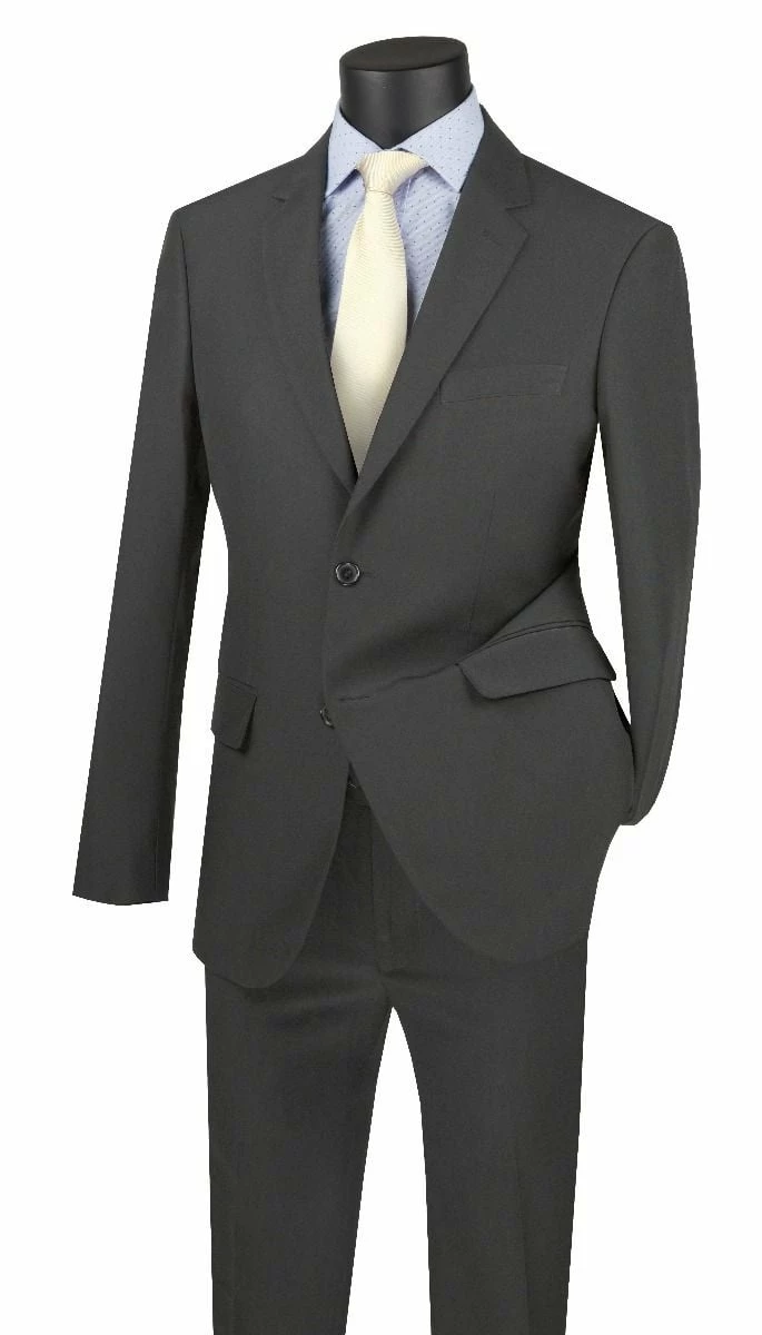 SMB Couture Men's 2 Piece Executive Suit - Solid Colors 4 SMB Couture Men's 2 Piece Executive Suit - Solid Colors - Image 2