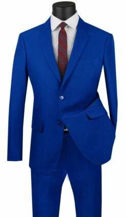 Vinci Men's 2 Piece Poplin Discount Suit - Clean Cut Look 10 Vinci Men's 2 Piece Poplin Discount Suit - Clean Cut Look -Empire Shop us 2pp royal web