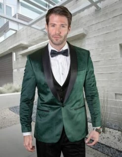 Statement Men's 2 Piece Suit - High Quality Velvet -Empire Shop vl 100 hunter 2