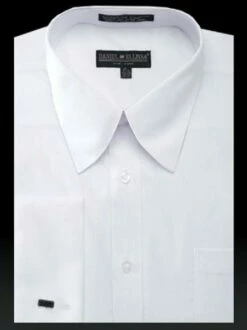 Daniel Ellissa Men's French Cuff Dress Shirt - Pat Riley Collar -Empire Shop white 2