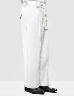 Statement Men's Outlet 100% Wool Pant - Pleated Wide Leg