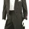 Vittorio St. Angelo Men's 2 Piece Tuxedo With Tails - Classic Fit 1 Vittorio St. Angelo Men's 2 Piece Tuxedo With Tails - Classic Fit -Empire Shop y613w black