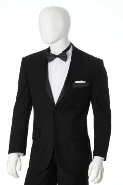 Vittorio St. Angelo Men's 2 Piece Tuxedo - Classic Fit Jacket 7 Vittorio St. Angelo Men's 2 Piece Tuxedo - Classic Fit Jacket -Empire Shop y622w blk opt