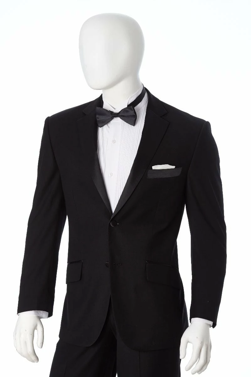 Vittorio St. Angelo Men's 2 Piece Tuxedo - Classic Fit Jacket 5 Vittorio St. Angelo Men's 2 Piece Tuxedo - Classic Fit Jacket - Image 3
